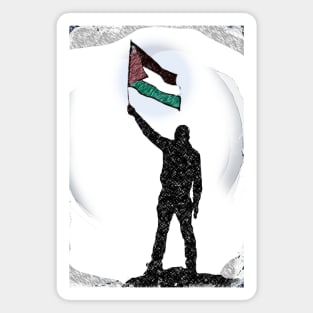 Palestine Flag Lives Matter P11 Magnet